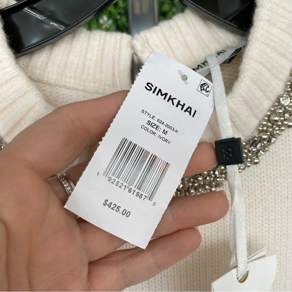 S6 SIMKHAI Joanae Embellished Sweater - Picture 7 of 8